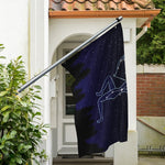 Sagittarius Constellation Print Polyester Flag