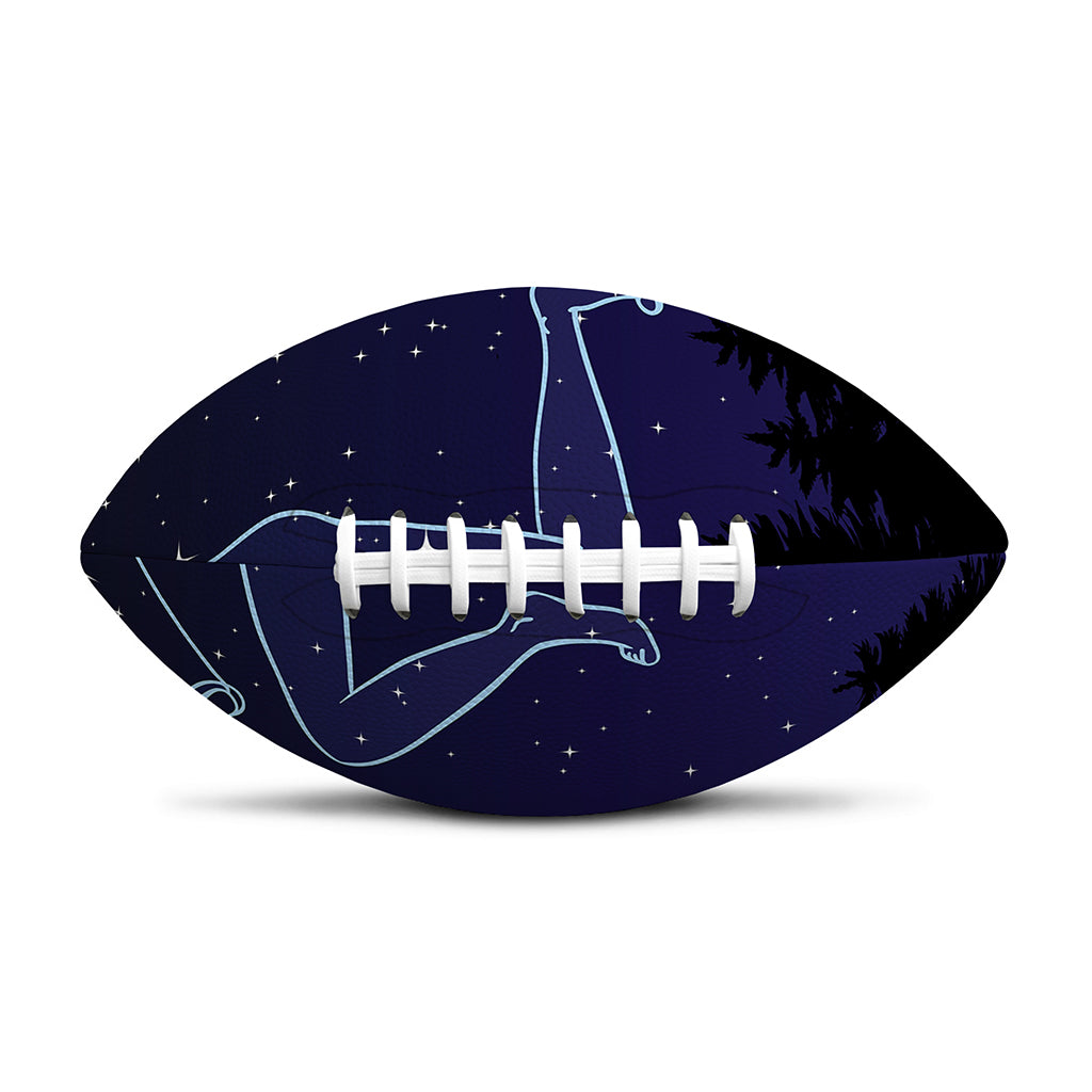 Sagittarius Constellation Print Rugby Ball