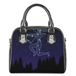Sagittarius Constellation Print Shoulder Handbag