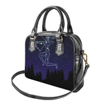 Sagittarius Constellation Print Shoulder Handbag