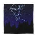 Sagittarius Constellation Print Silk Bandana