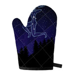 Sagittarius Constellation Print Single Oven Mitt
