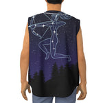 Sagittarius Constellation Print Sleeveless Baseball Jersey