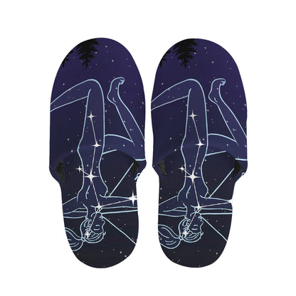 Sagittarius Constellation Print Slippers