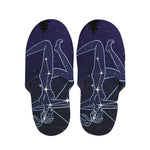 Sagittarius Constellation Print Slippers
