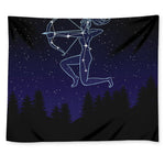 Sagittarius Constellation Print Tapestry