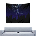 Sagittarius Constellation Print Tapestry