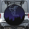 Sagittarius Constellation Print Tire Cover