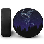 Sagittarius Constellation Print Tire Cover