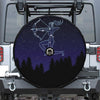 Sagittarius Constellation Print Tire Cover With Camera Hole