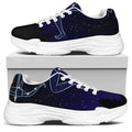 Sagittarius Constellation Print White Chunky Shoes