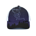 Sagittarius Constellation Print White Mesh Trucker Hat