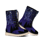 Sagittarius Constellation Print Winter Boots