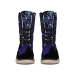 Sagittarius Constellation Print Winter Boots