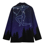 Sagittarius Constellation Print Women's Blazer