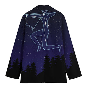 Sagittarius Constellation Print Women's Blazer