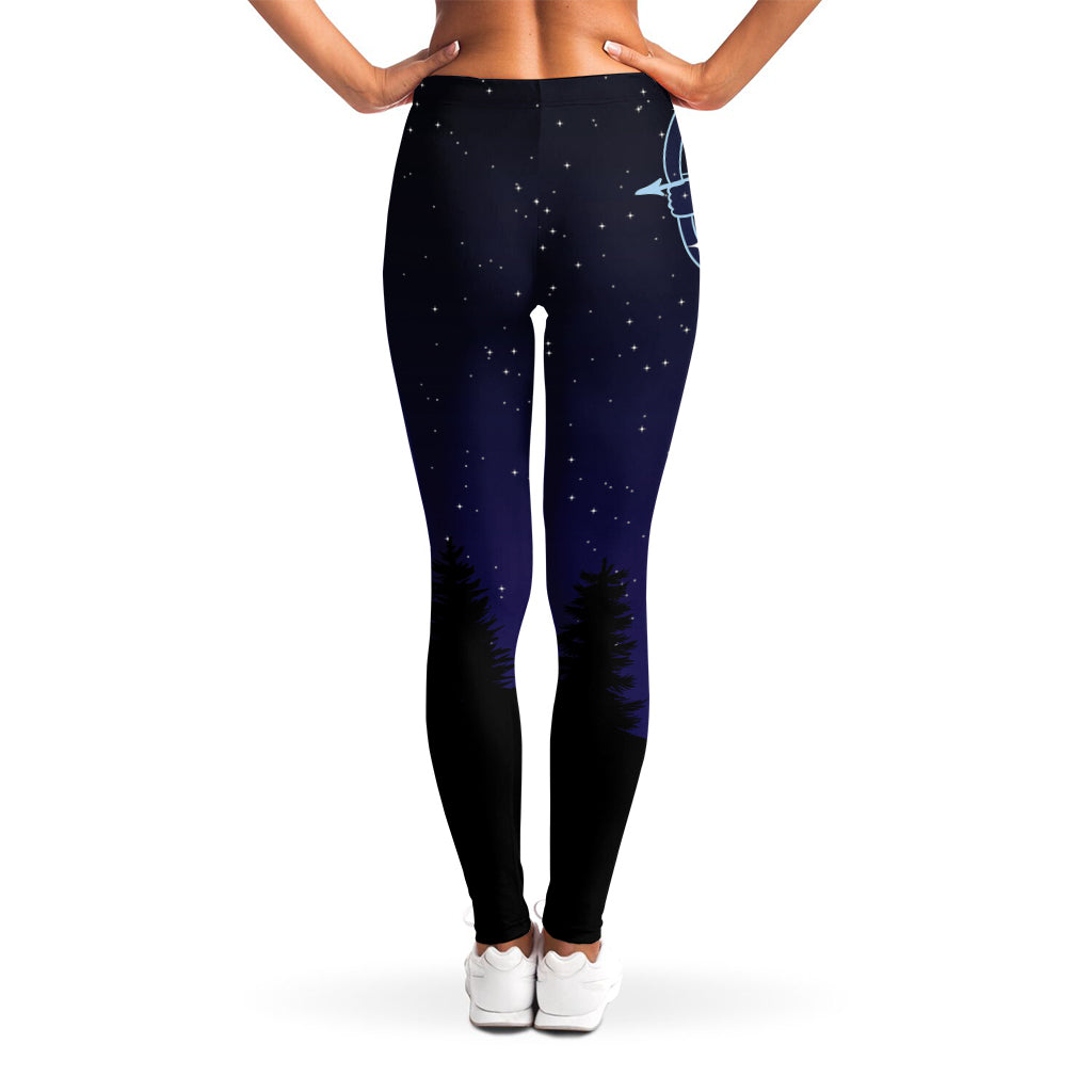 Sagittarius Constellation Print Women's Leggings