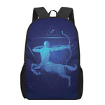 Sagittarius Horoscope Sign Print 17 Inch Backpack