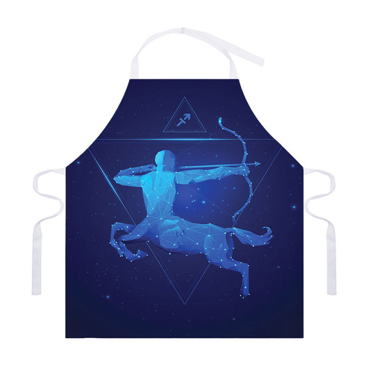 Sagittarius Horoscope Sign Print Adjustable Apron