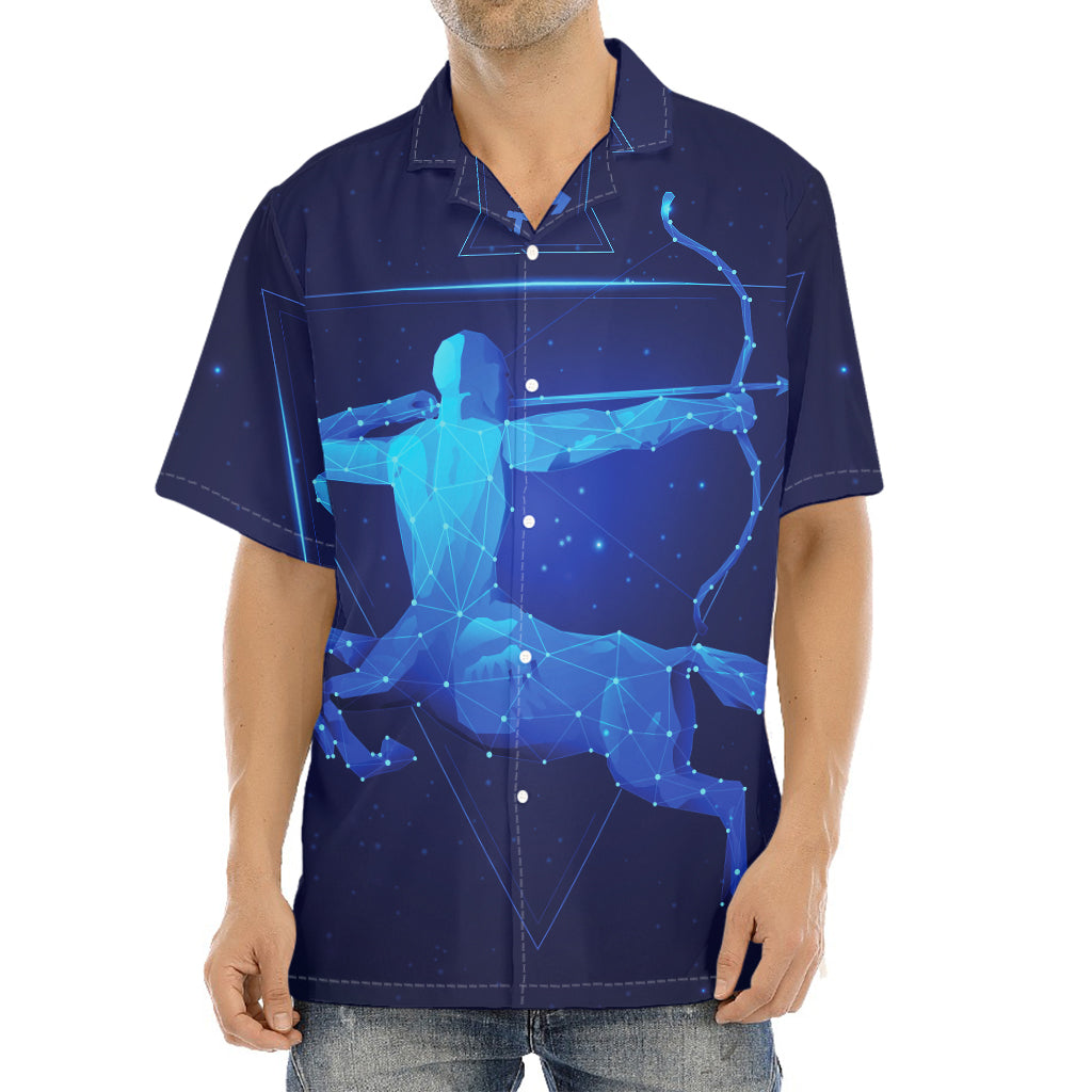Sagittarius Horoscope Sign Print Aloha Shirt