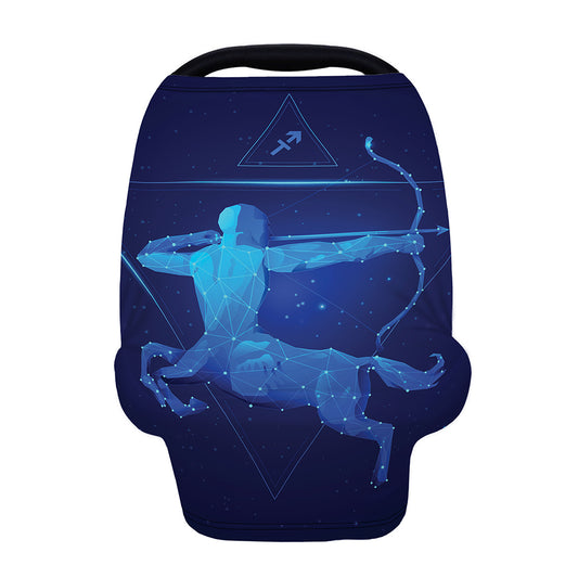 Sagittarius Horoscope Sign Print Baby Seat Cover
