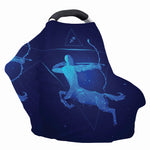 Sagittarius Horoscope Sign Print Baby Seat Cover