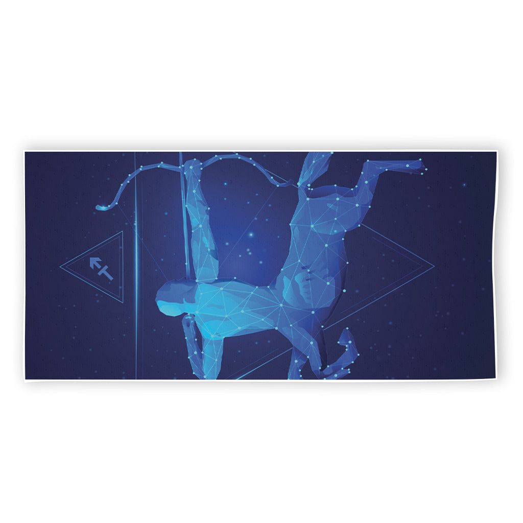 Sagittarius Horoscope Sign Print Beach Towel