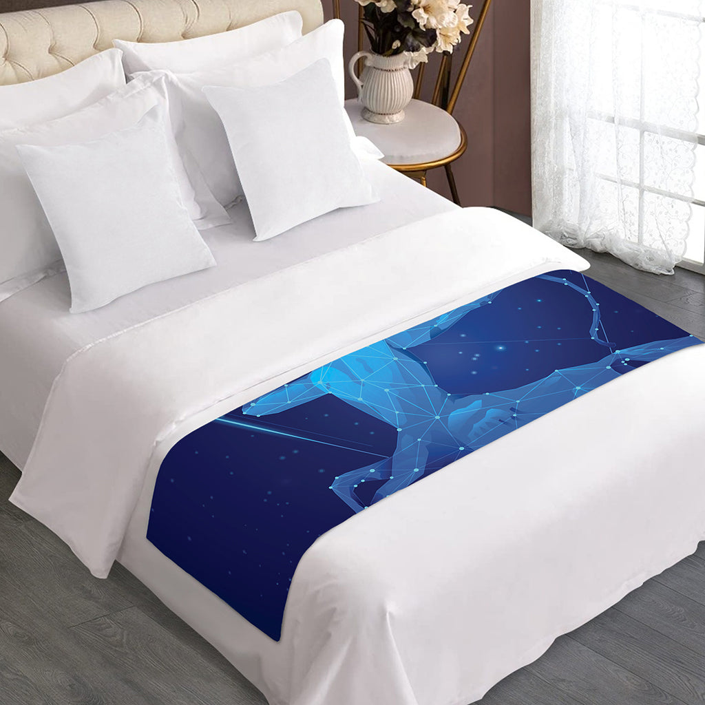 Sagittarius Horoscope Sign Print Bed Runner
