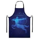 Sagittarius Horoscope Sign Print Bib Apron With Pocket