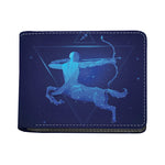 Sagittarius Horoscope Sign Print Bifold Wallet
