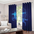 Sagittarius Horoscope Sign Print Dimout Grommet Curtains