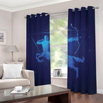 Sagittarius Horoscope Sign Print Blackout Grommet Curtains
