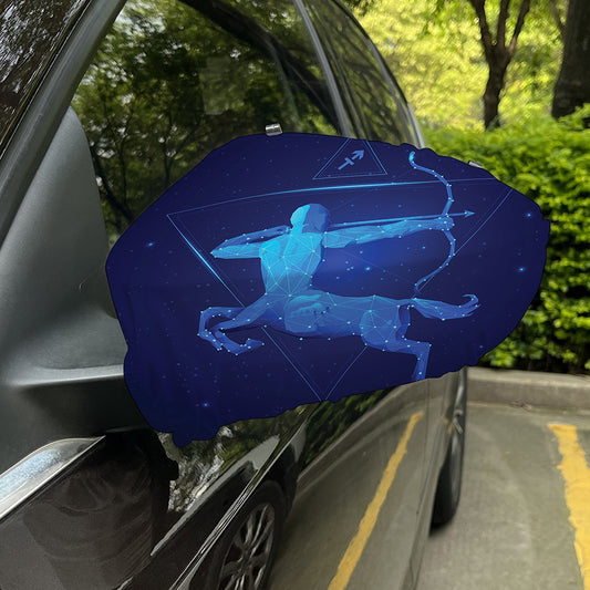 Sagittarius Horoscope Sign Print Car Side Mirror Covers
