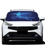 Sagittarius Horoscope Sign Print Car Windshield Snow Cover