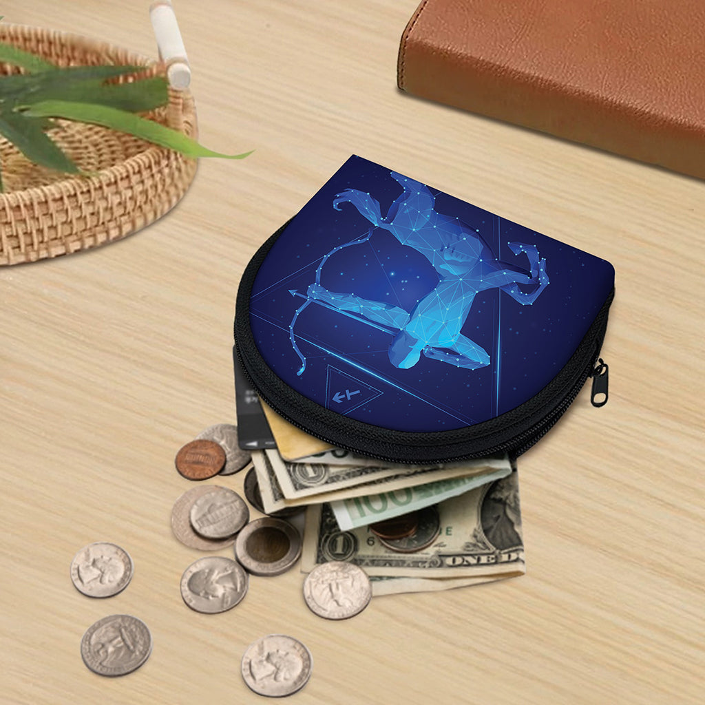 Sagittarius Horoscope Sign Print Coin Purse