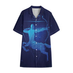 Sagittarius Horoscope Sign Print Cotton Hawaiian Shirt