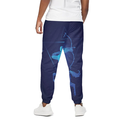 Sagittarius Horoscope Sign Print Cotton Pants