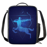 Sagittarius Horoscope Sign Print Crossbody Lunch Bag
