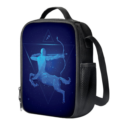 Sagittarius Horoscope Sign Print Crossbody Lunch Bag