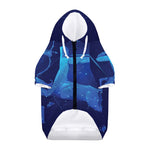 Sagittarius Horoscope Sign Print Dog Zip Up Hoodie