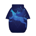 Sagittarius Horoscope Sign Print Dog Zip Up Hoodie