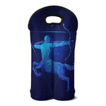 Sagittarius Horoscope Sign Print Double Neoprene Wine Tote