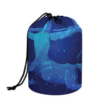 Sagittarius Horoscope Sign Print Drawstring Makeup Bag