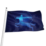 Sagittarius Horoscope Sign Print Flag