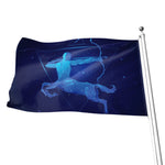 Sagittarius Horoscope Sign Print Flag