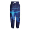 Sagittarius Horoscope Sign Print Fleece Lined Knit Pants