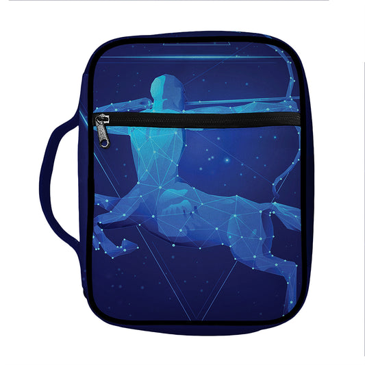 Sagittarius Horoscope Sign Print Front Pocket Bible Bag