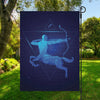 Sagittarius Horoscope Sign Print Garden Flag