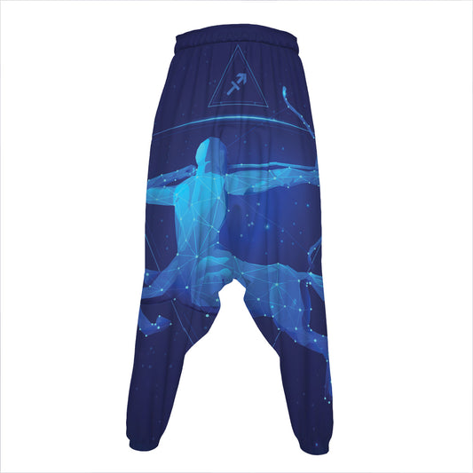 Sagittarius Horoscope Sign Print Hammer Pants