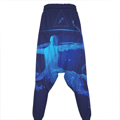 Sagittarius Horoscope Sign Print Hammer Pants